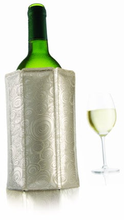 Vacu Vin 2 Active Rapid Ice Wine Coolers Platinum