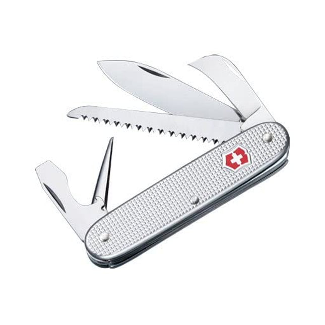 Victorinox Swiss Army 7 Alox Silver Boxed