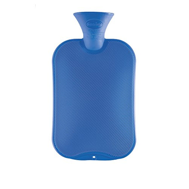 Fashy Hot Water Bottle Classic Assorted Colors - Made in Germany